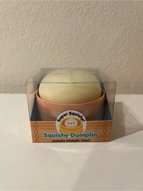 Super Squishy Dumplin' Stress Toy w/ Case Squishy New In Box